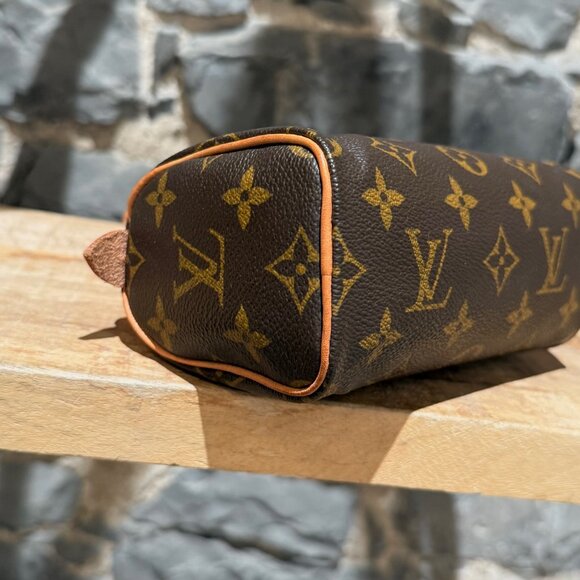 Louis Vuitton 1998 Brown Monogram Mini Speedy HL Handbag - Picture 7 of 15